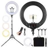Ring light with tripod stand&remote.