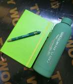 Notebook, Thermal Mug and a Pen