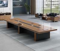 Office Table :  3-Meter Long Rectangular Meeting Table.