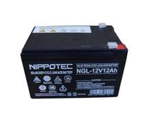 Nippotec Solar Deep Cycle Lead Battery, 12V/12AH