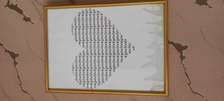 A3 Love wall art