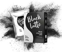 Authentic Black Latte Reshape Black Charcoal Latte 100g