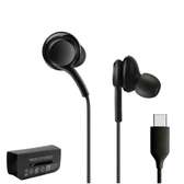 In-Ear Wired Headset with Mic Volume and USB-C Connector