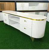 Modern marble top tv stand
