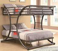 Metal Bunker Bunk Beds 4x6