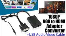 VGA TO HDMI Converter VGA to HDMI Adapter With Audio.