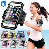 Jogging/workout arm band phone holder