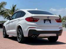 BMW X4 pearl white
