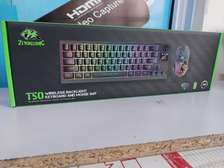 T50 RGB Wireless Mechanical Gaming Keyboard and Mouse (Black