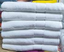 WHITE COTTON LARGE TOWELS