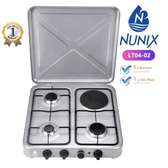 3 gas +1 electric table top Nunix gas cooker available @4999