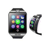 Smart Watch Phone with SIM Slot – Black