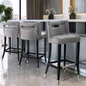 Grey kitchen island stools
