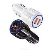 White 75W, 5 Multi Port Type Cigarette Lighter charger