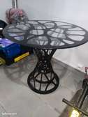 Round Glass Top Modern Designed Coffee Table