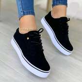 Suede fashion sneakers