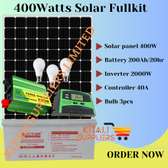 400w solar system with 200ah alltop battery