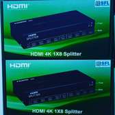 Generic 8-Port 1 In 8 Out 8 Way 4K 1080P HDMI Splitter