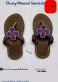 Kids leather sandals