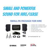 small package pa system