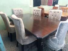 6 seater New furnished  Mahogany dining set