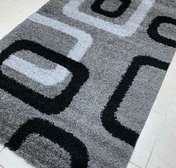 Turkish shaggy grey carpets 5 by 8