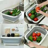 foldable collapsible chopping board colander /pbz