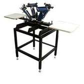 4 color 2 station screen printing machine high quality