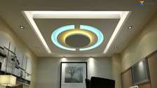 Gypsum ceiling and partitions