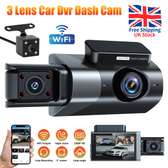 Full Hd wifi  3 in 1 Car dashcamera with 64gb memory card