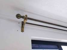 CURTAIN rods.