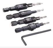 UYUSTOOLS 4-PCS Countersink Drill Bit Set -BCV4SU