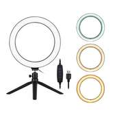 Vlog Content Creation Ring Light, Tripod Stand, Phone Holder