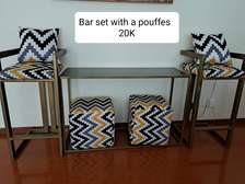 Seats with  Pouffes