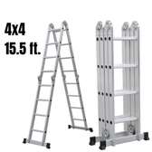 Folding Ladder Aluminium Extension 7 In 1 4.7m