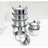 TORNADO stainless aluminium 7 pcs cookware set