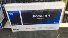 55 Skyworth Smart UHD Television Frameless-New