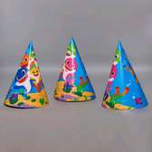 Cartoon themed birthday hats