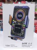 66W Magnetic Car Phone Holder with 15W Wireles Fast Charging