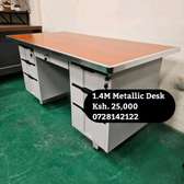 1.4M Metallic Desk
