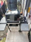 Weber Gas Grill Black with Side Shelves & Wheels