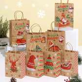 Christmas Gift Bags Christmas Kraft Paper Bags