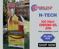 H-Tech 100 LITERS cooking oil vending machine