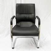 HB High Quality Leather Visitor's Chair