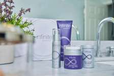 Infinite kit with free firming complex collagen supplements.