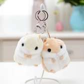 Plush Hamster Keychain Keyholder Women Gift Car Bag Pendant