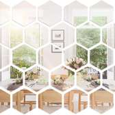Wall Mirror Hexagonal Modern Decor