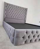 Modern grey (5*6) queen size tufted bed