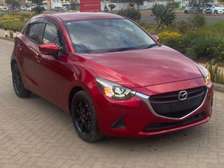 Mazda Demio 1500cc Petrol Red color fully loaded 2019 model