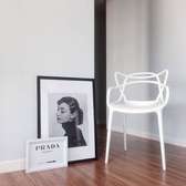 Molded Plastic Dining Armchair